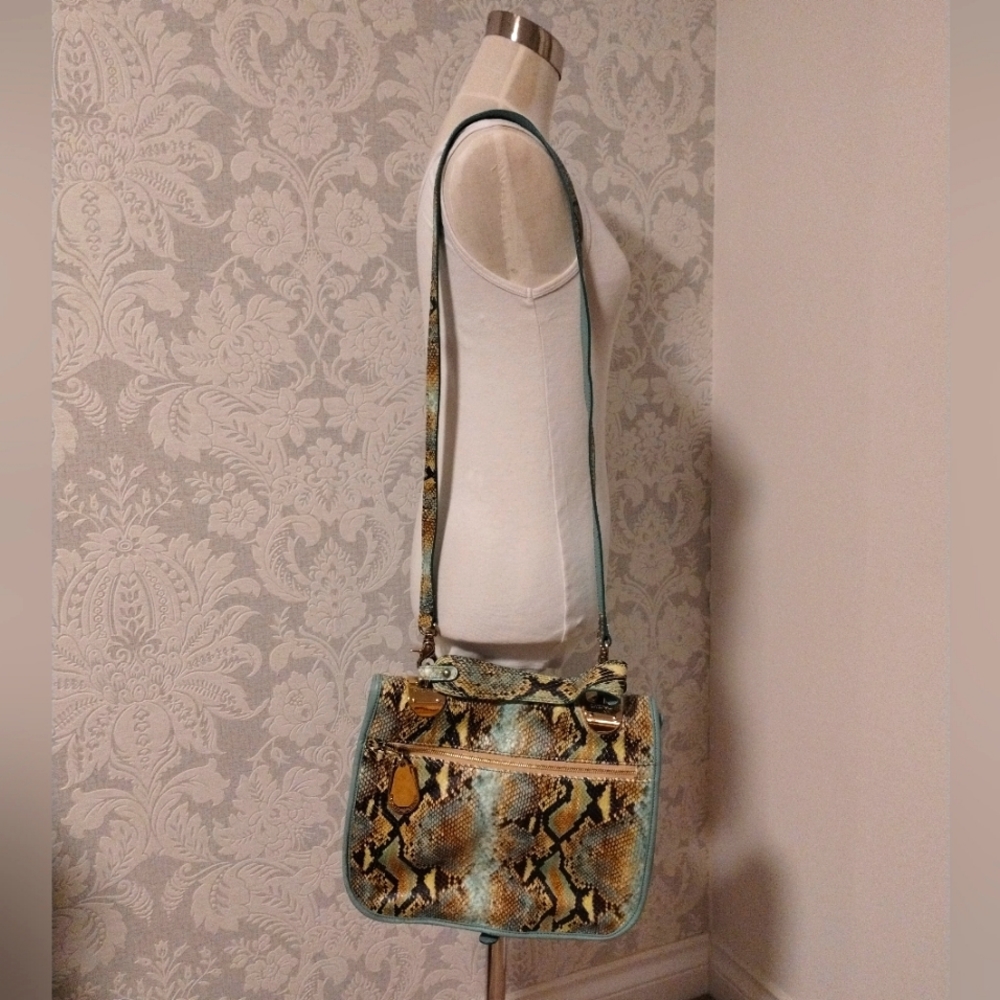 Emporio Armani shoulder bag snake print